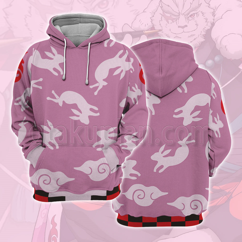 Shangri-La Frontier Vysache Bunny Print Cosplay Hoodie