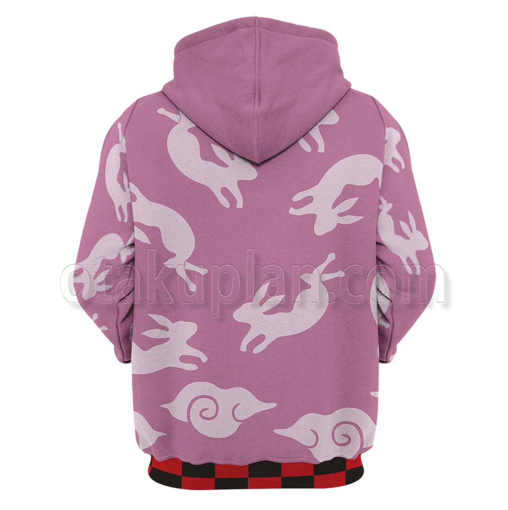 Shangri-La Frontier Vysache Bunny Print Cosplay Hoodie