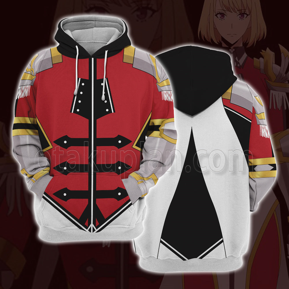 Anime Hae-In Cha Red Battle Suit Cosplay Hoodie