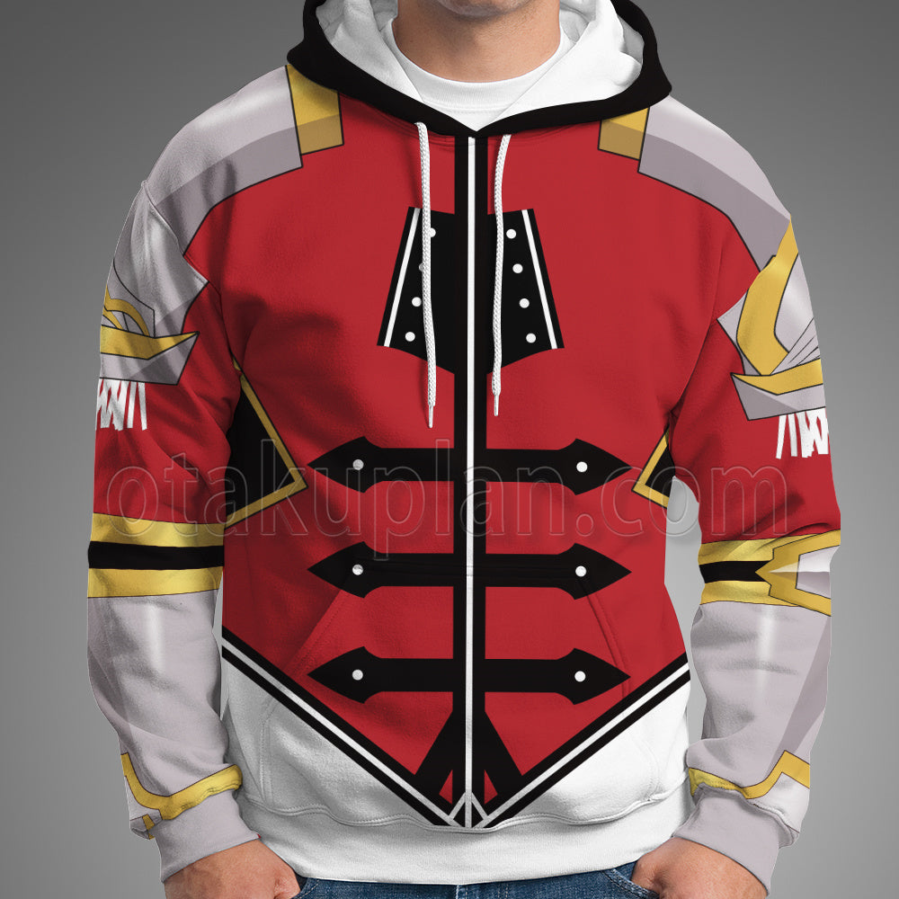 Anime Hae-In Cha Red Battle Suit Cosplay Hoodie
