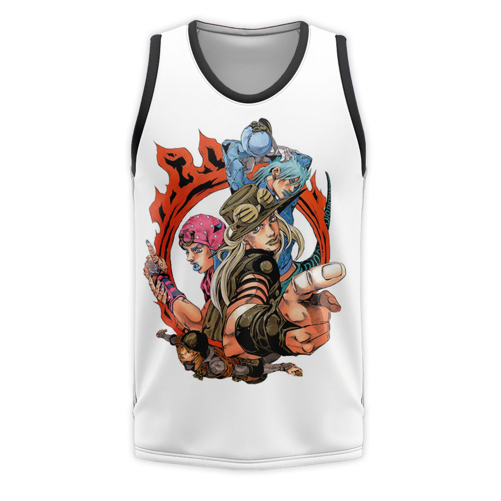 Steel Ball Run Gyro Zeppeli Spinning Steel Balls On Horseback Anime Apparel
