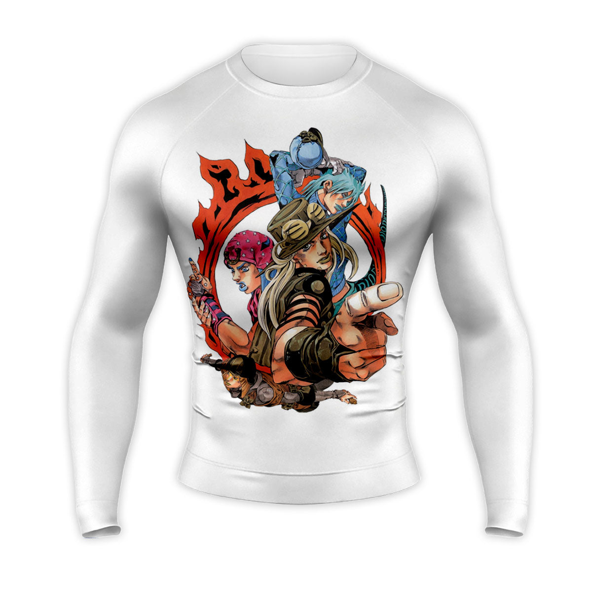Steel Ball Run Gyro Zeppeli Spinning Steel Balls On Horseback Anime Apparel