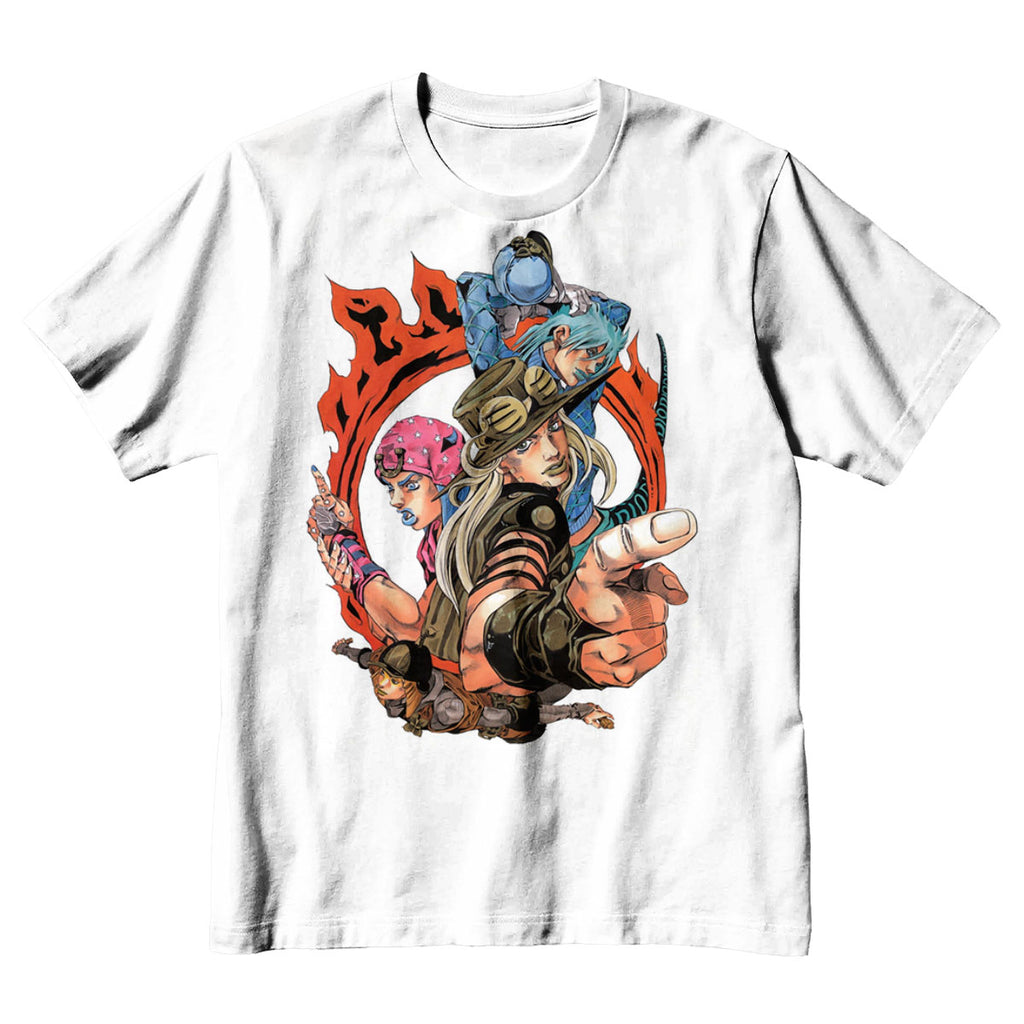 Steel Ball Run Gyro Zeppeli Spinning Steel Balls On Horseback Anime Apparel