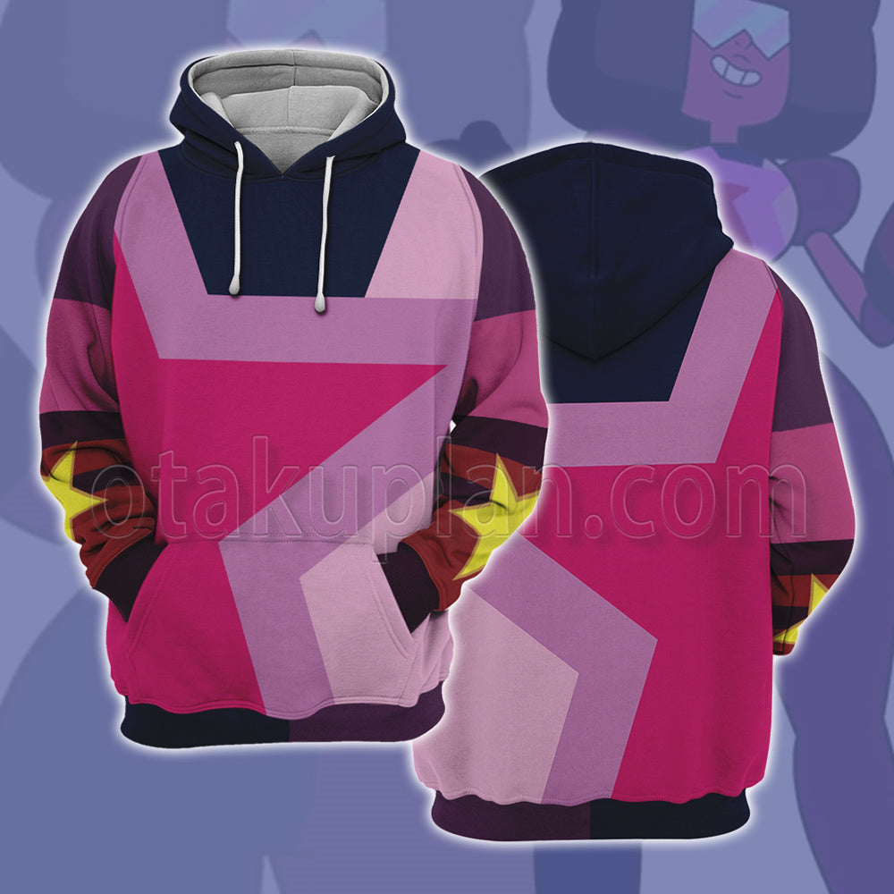 Steven Universe Garnet Cool Gemsonas Star Pattern Cosplay Hoodie