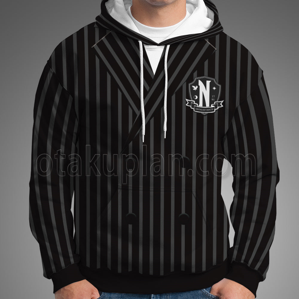 The Addams Family Wednesday Black Cosplay Hoodie