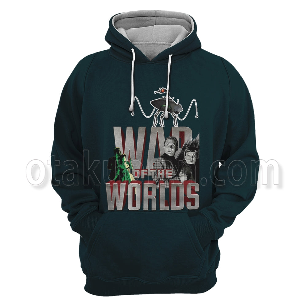 The War Of The Worlds 1953 Alien Green Hoodie