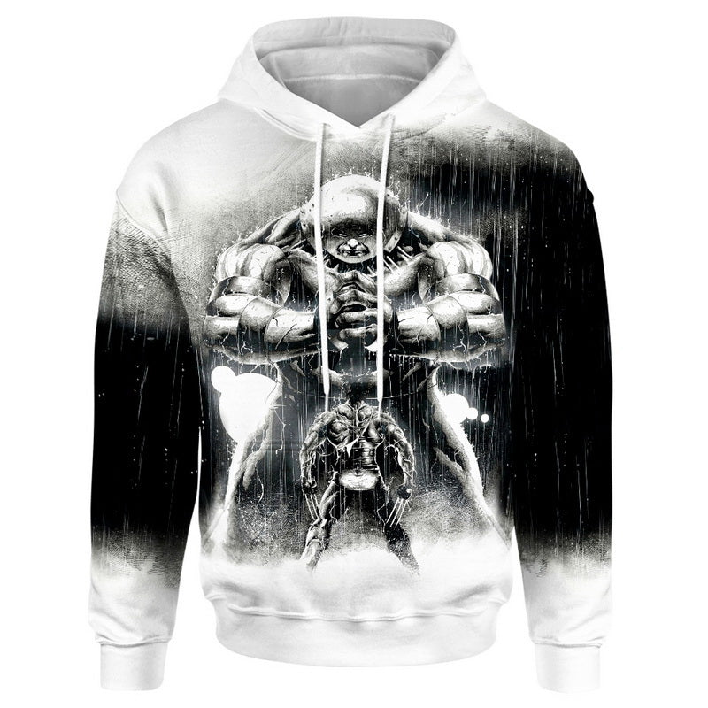 The Wolverine And Juggernaut Battle Hoodie / T-Shirt