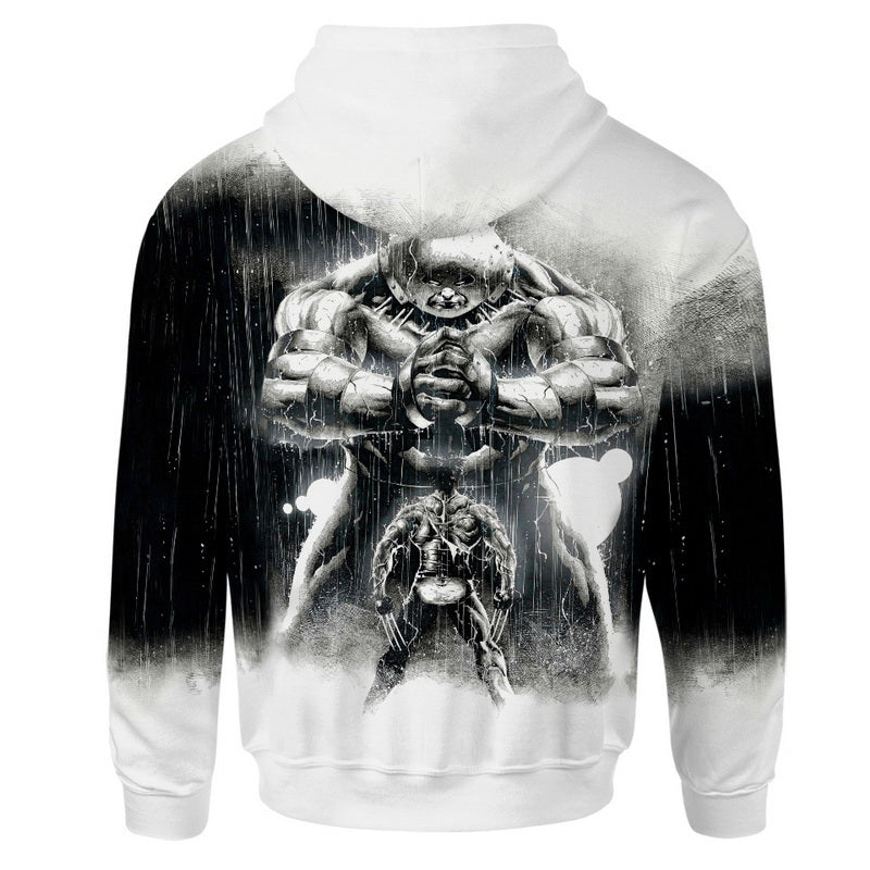 The Wolverine And Juggernaut Battle Hoodie / T-Shirt