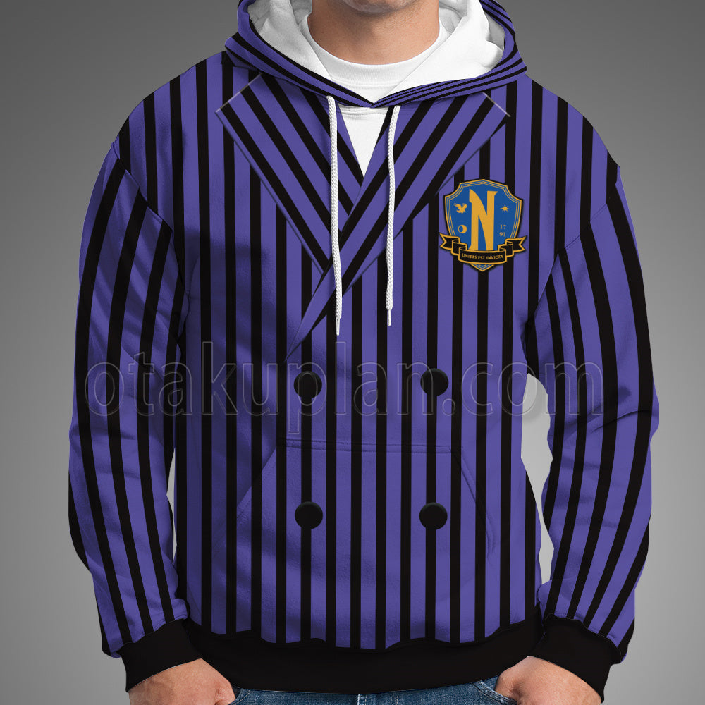 Wednesday The Addams Family Ajax Petrppolus Cosplay Hoodie