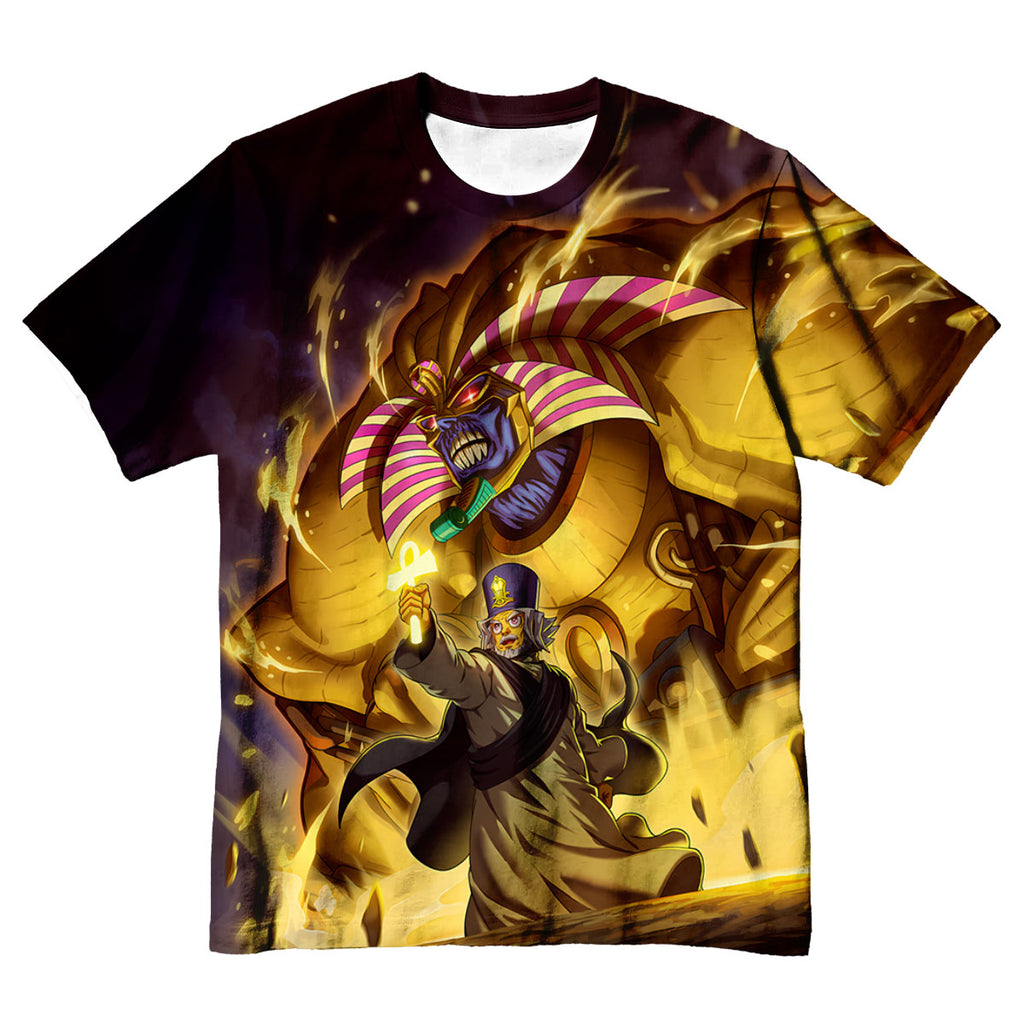 Yugioh Akhenaden Invoking Exodia Contract With Dark Magic Anime Apparel