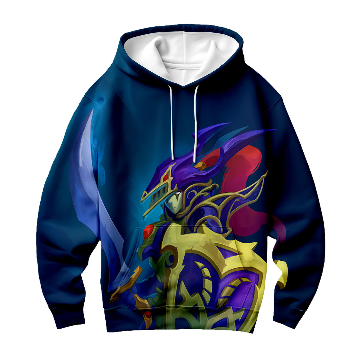 Yugioh Black Luster Soldier Blue And Gold Armor Anime Apparel