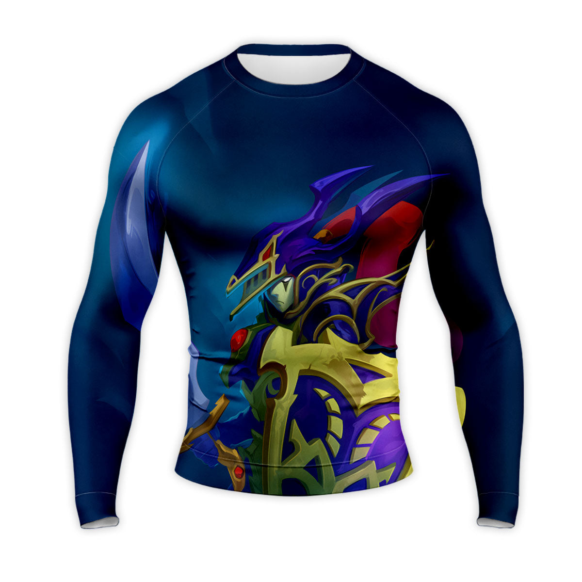 Yugioh Black Luster Soldier Blue And Gold Armor Anime Apparel