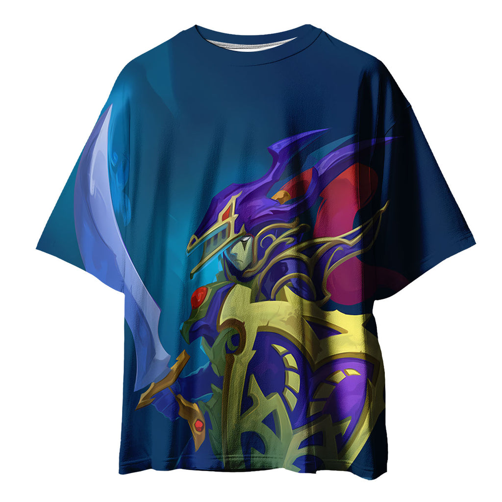 Yugioh Black Luster Soldier Blue And Gold Armor Anime Apparel