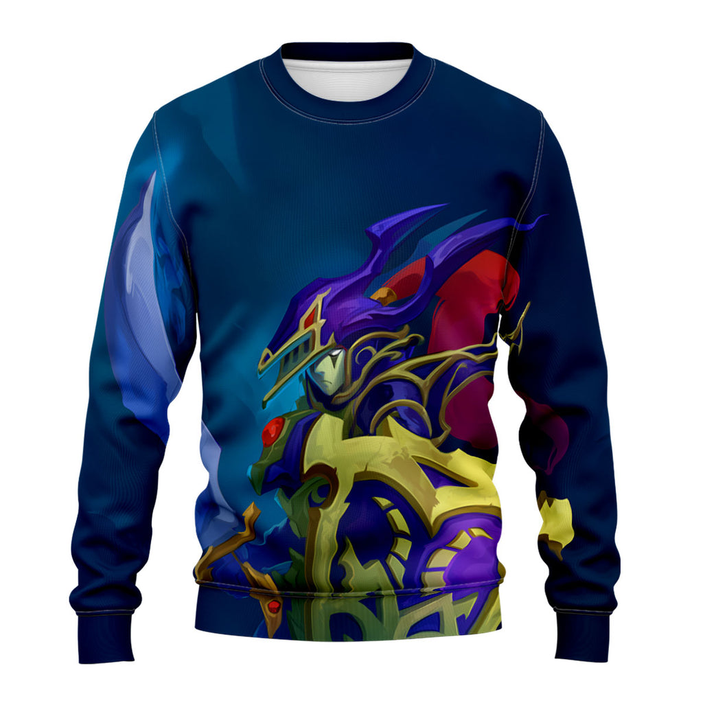 Yugioh Black Luster Soldier Blue And Gold Armor Anime Apparel