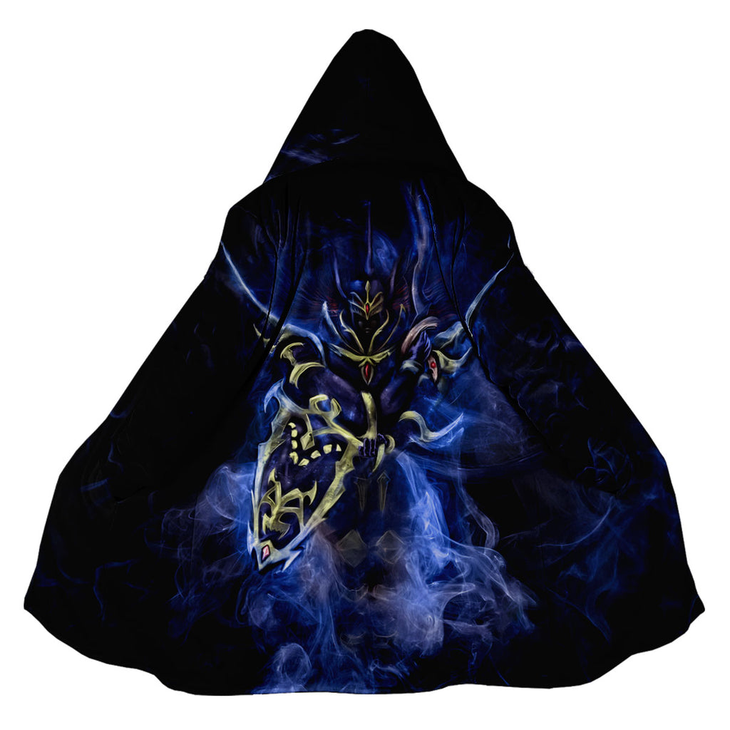 Yugioh Black Luster Soldier Standing In Blue Smoke Anime Apparel