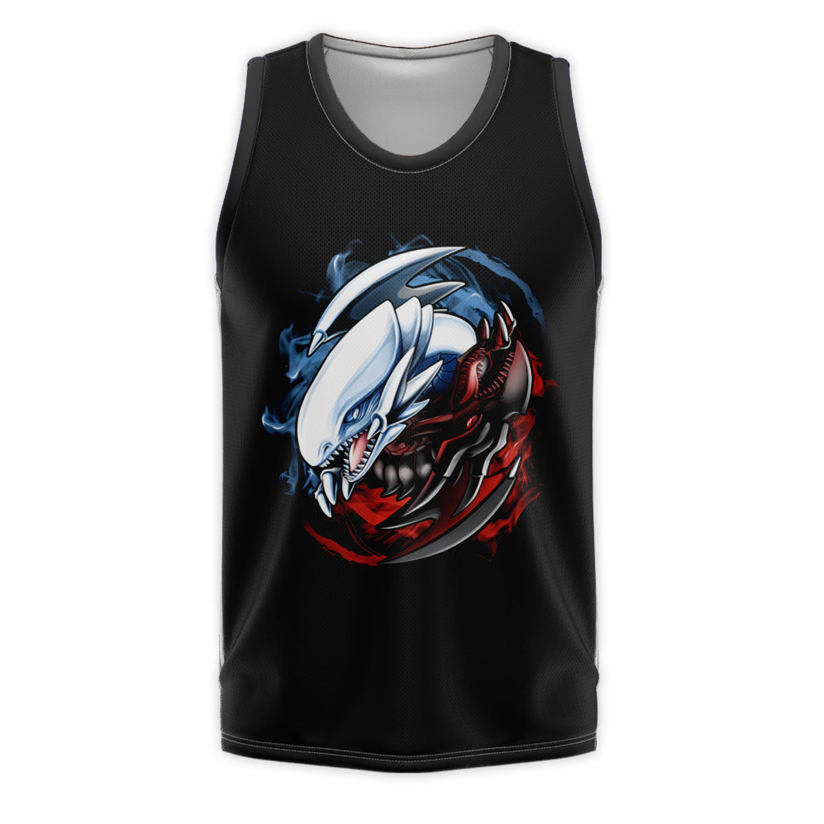 Yugioh Blue Eyes White Dragon Red Eyes Black Dragon Confrontation Anime Apparel