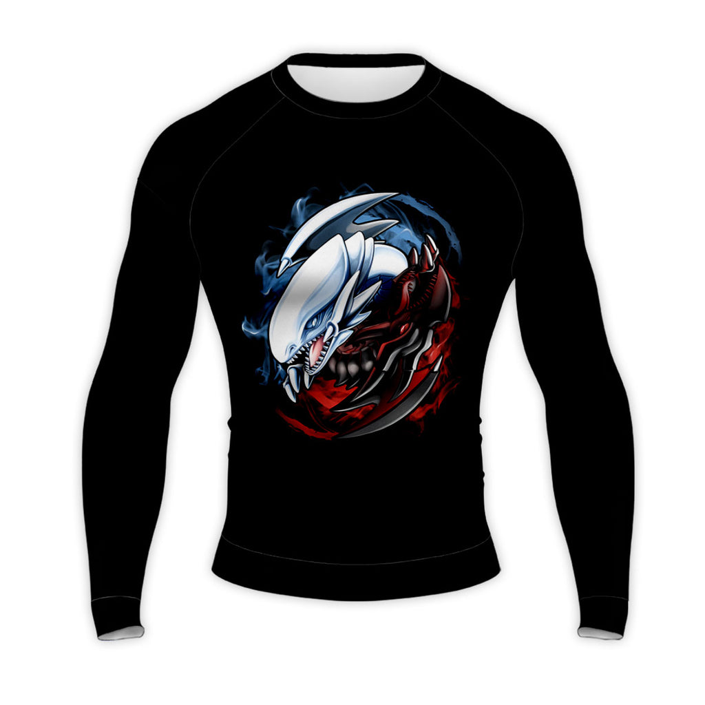 Yugioh Blue Eyes White Dragon Red Eyes Black Dragon Confrontation Anime Apparel