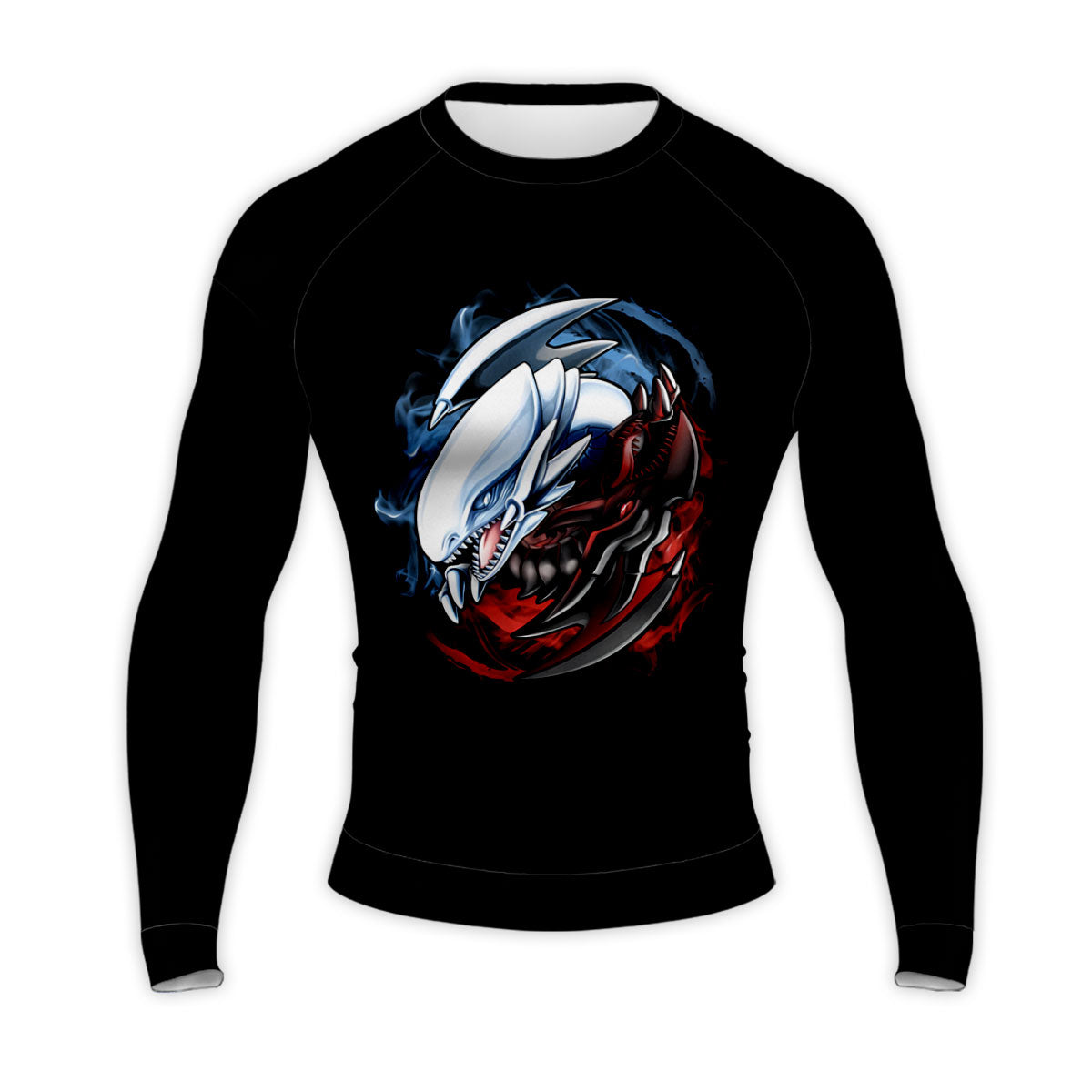 Yugioh Blue Eyes White Dragon Red Eyes Black Dragon Confrontation Anime Apparel