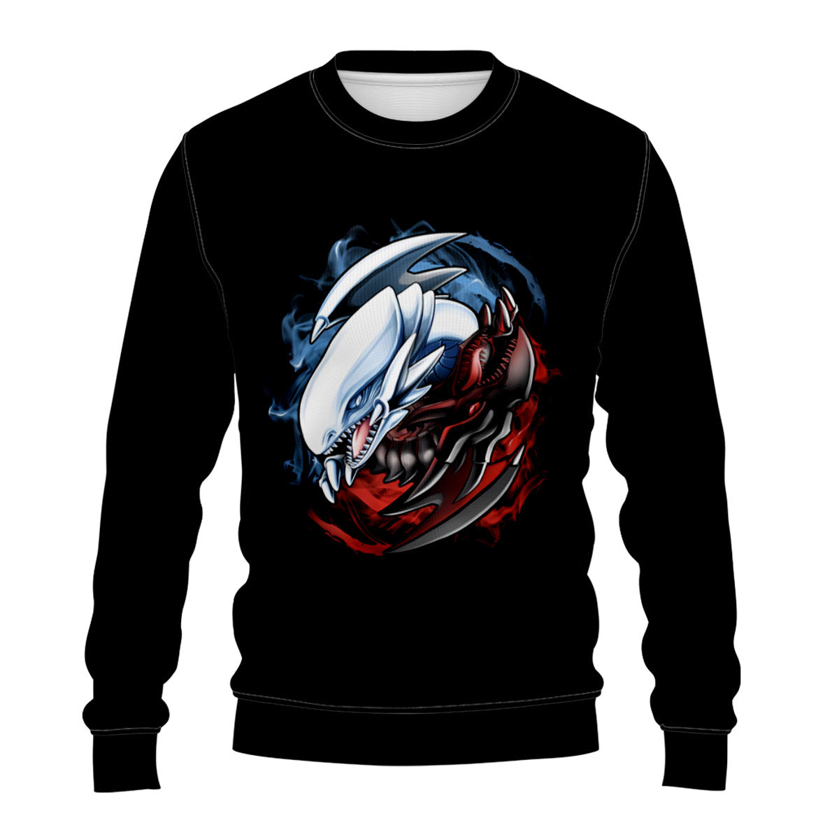 Yugioh Blue Eyes White Dragon Red Eyes Black Dragon Confrontation Anime Apparel