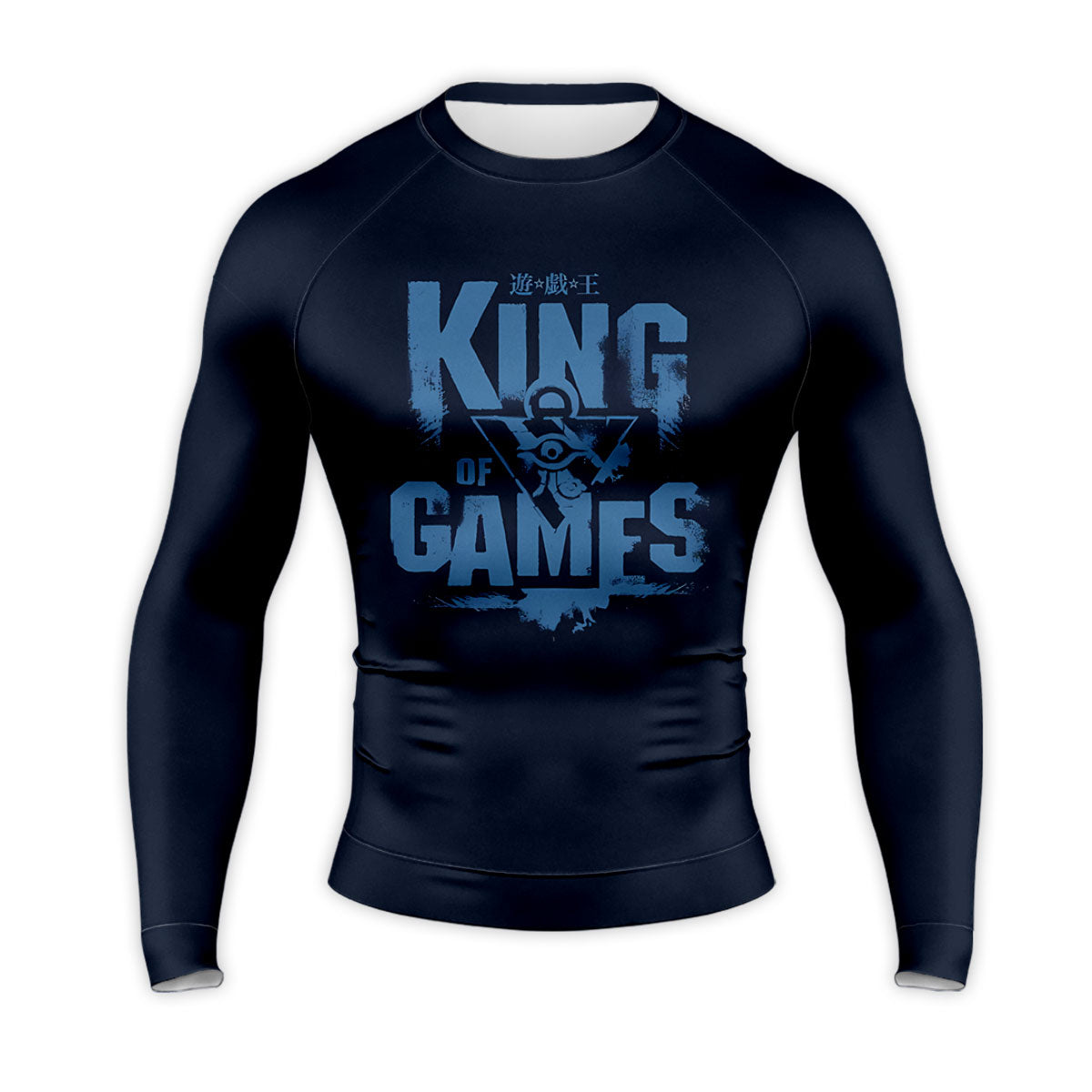 Yugioh Blue Tonal Emblem Design Anime Apparel