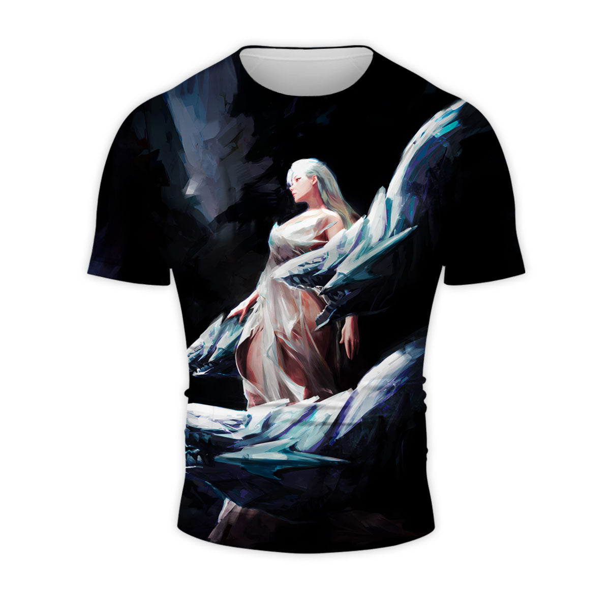 Yugioh Blueeyes Maiden Wearing White Dress And Blue Skirt Anime Apparel