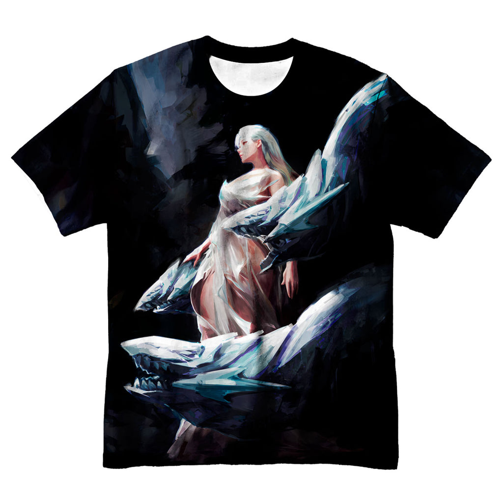 Yugioh Blueeyes Maiden Wearing White Dress And Blue Skirt Anime Apparel