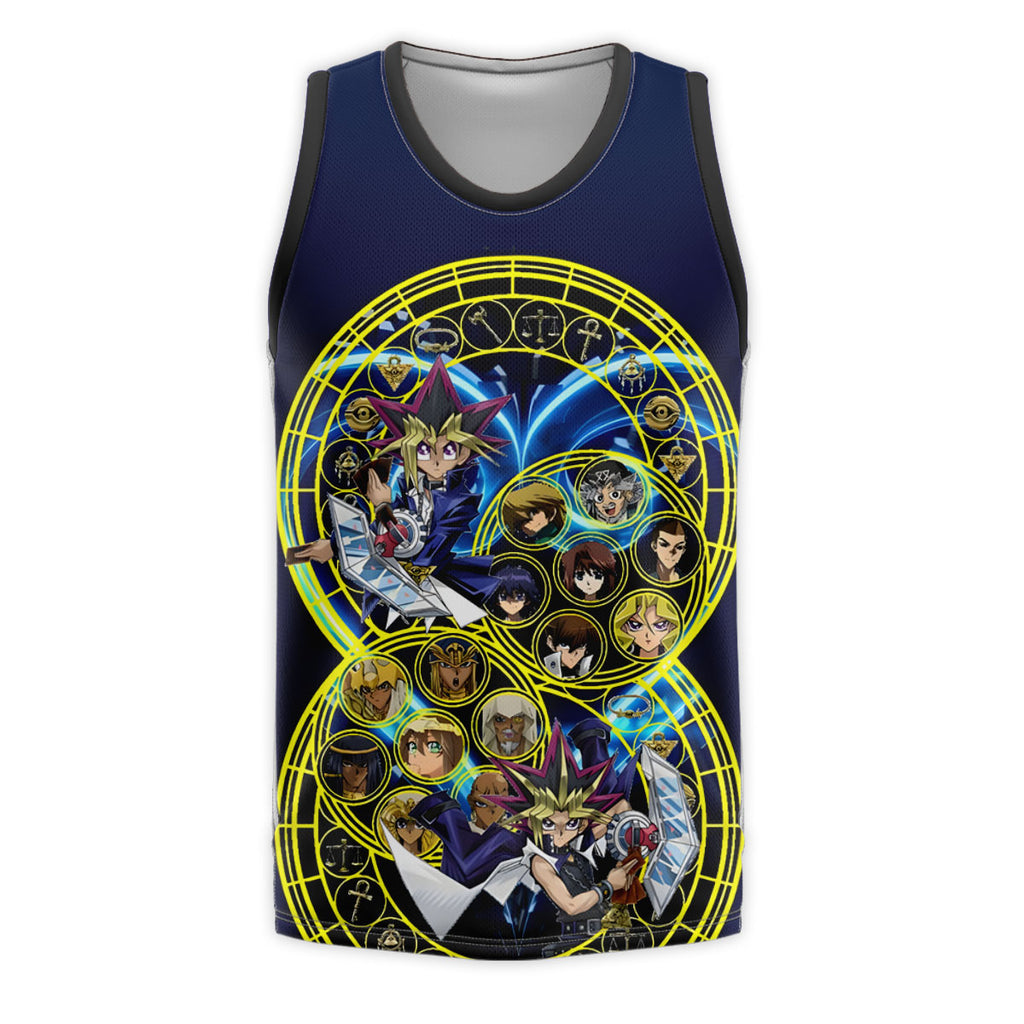 Yugioh Blueeyes White Dragon Amidst Blue Characters Anime Apparel