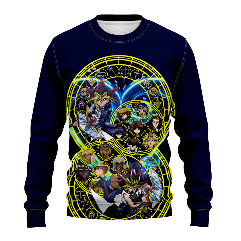 Yugioh Blueeyes White Dragon Amidst Blue Characters Anime Apparel