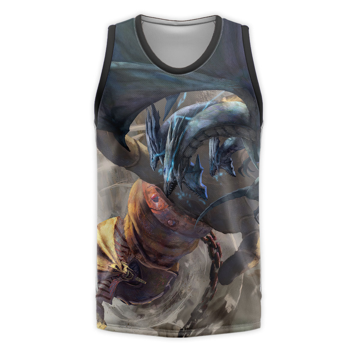 Yugioh Blueeyes White Dragon And Exodia Locked In Combat Anime Apparel
