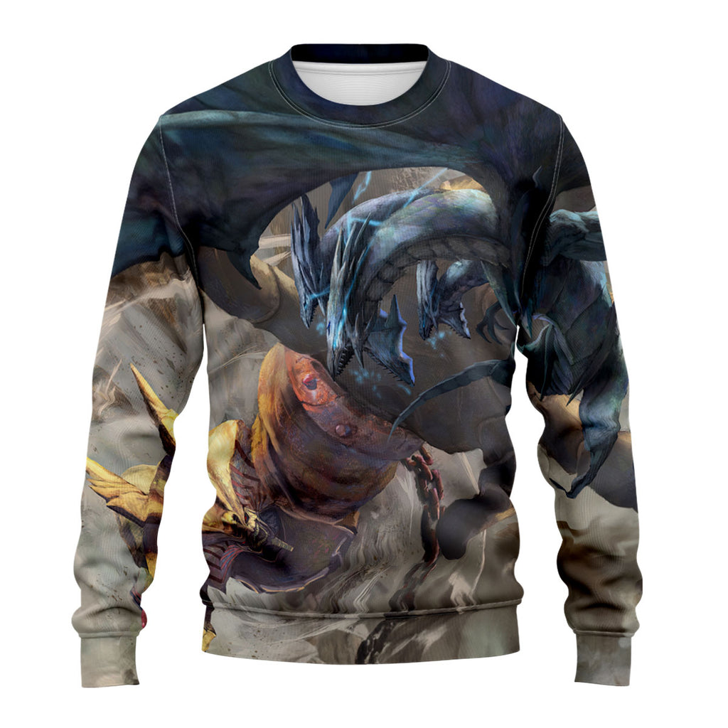 Yugioh Blueeyes White Dragon And Exodia Locked In Combat Anime Apparel