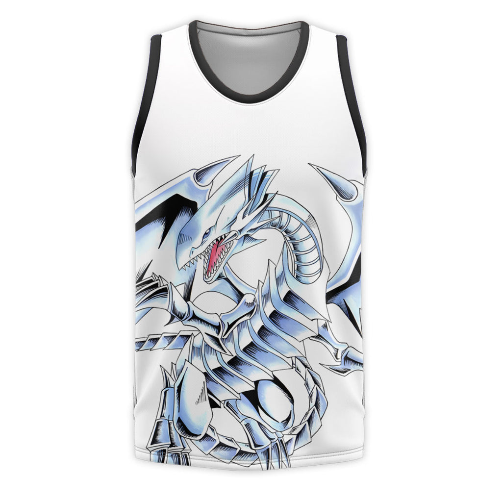 Yugioh Blueeyes White Dragon Blue White Battle Stance Anime Apparel