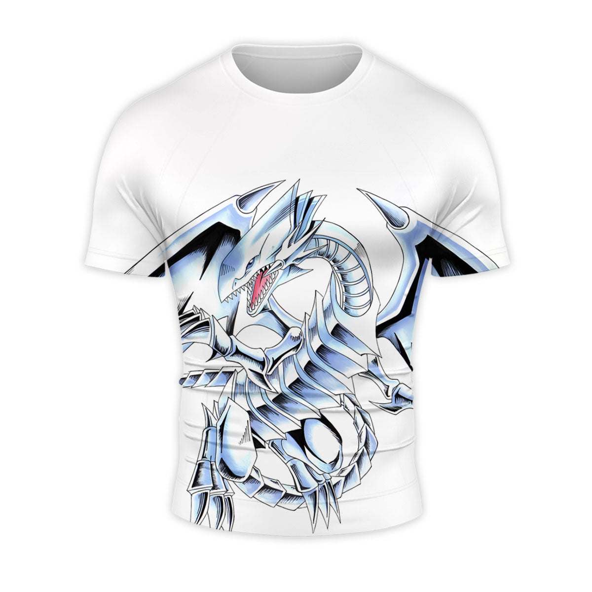 Yugioh Blueeyes White Dragon Blue White Battle Stance Anime Apparel