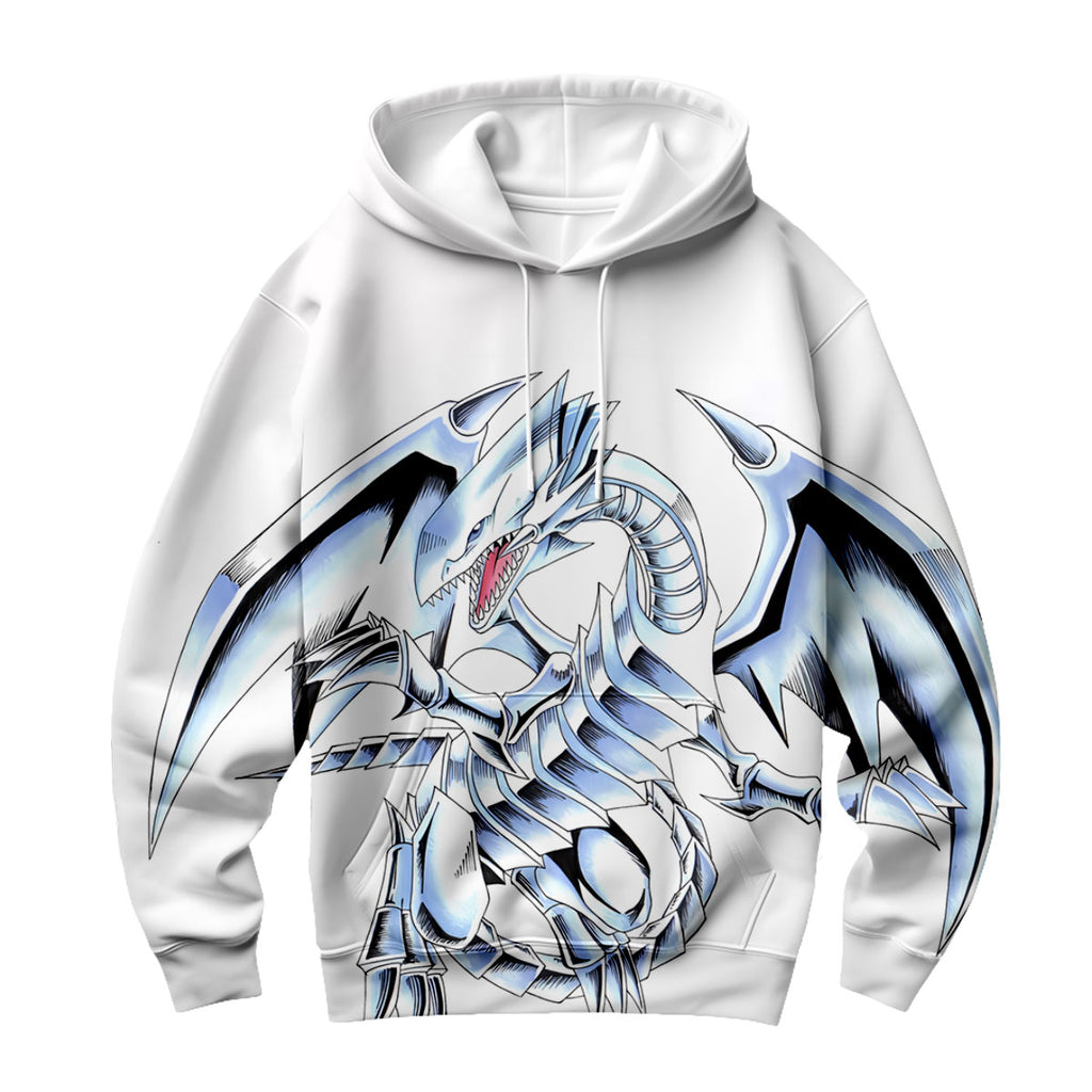 Yugioh Blueeyes White Dragon Blue White Battle Stance Anime Apparel