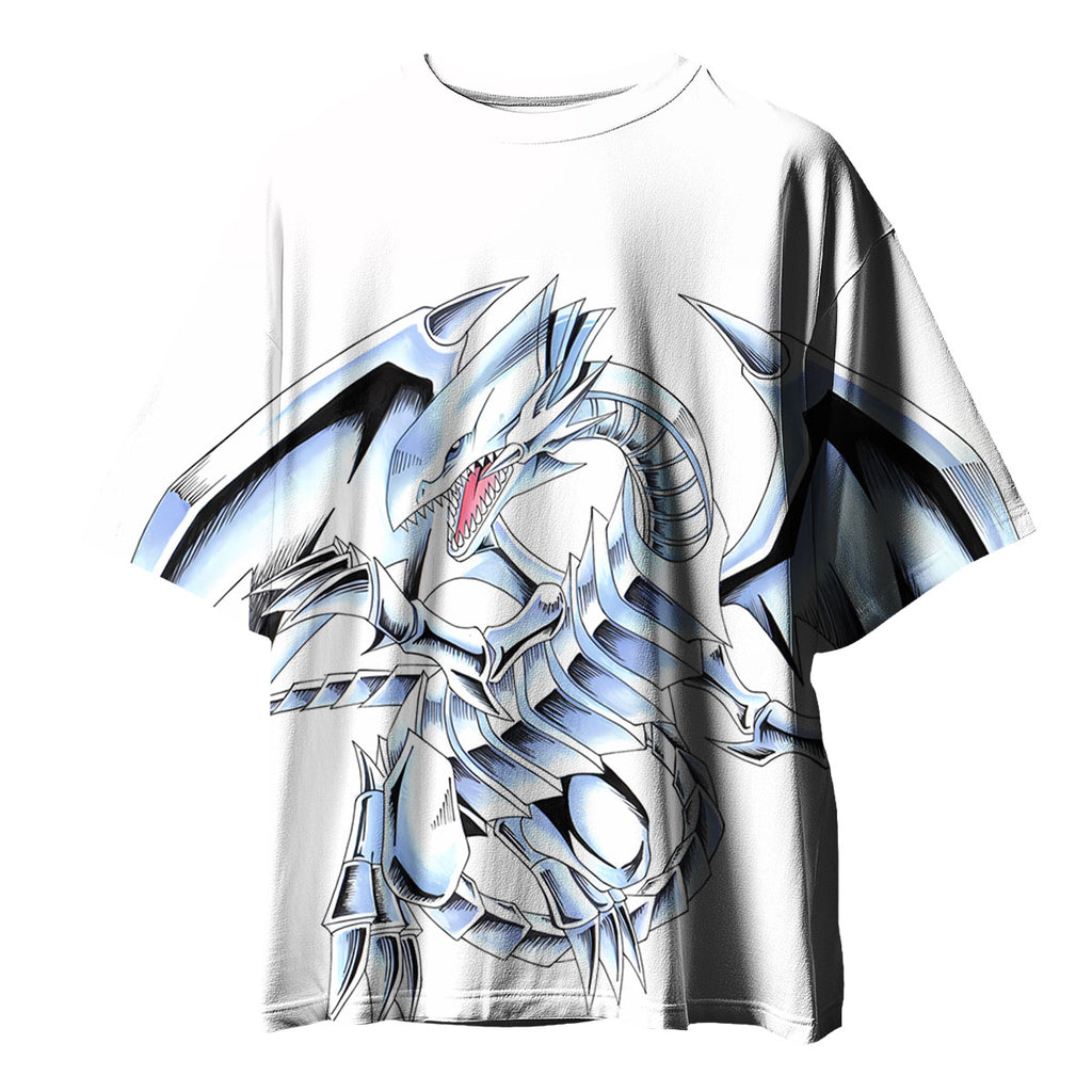Yugioh Blueeyes White Dragon Blue White Battle Stance Anime Apparel