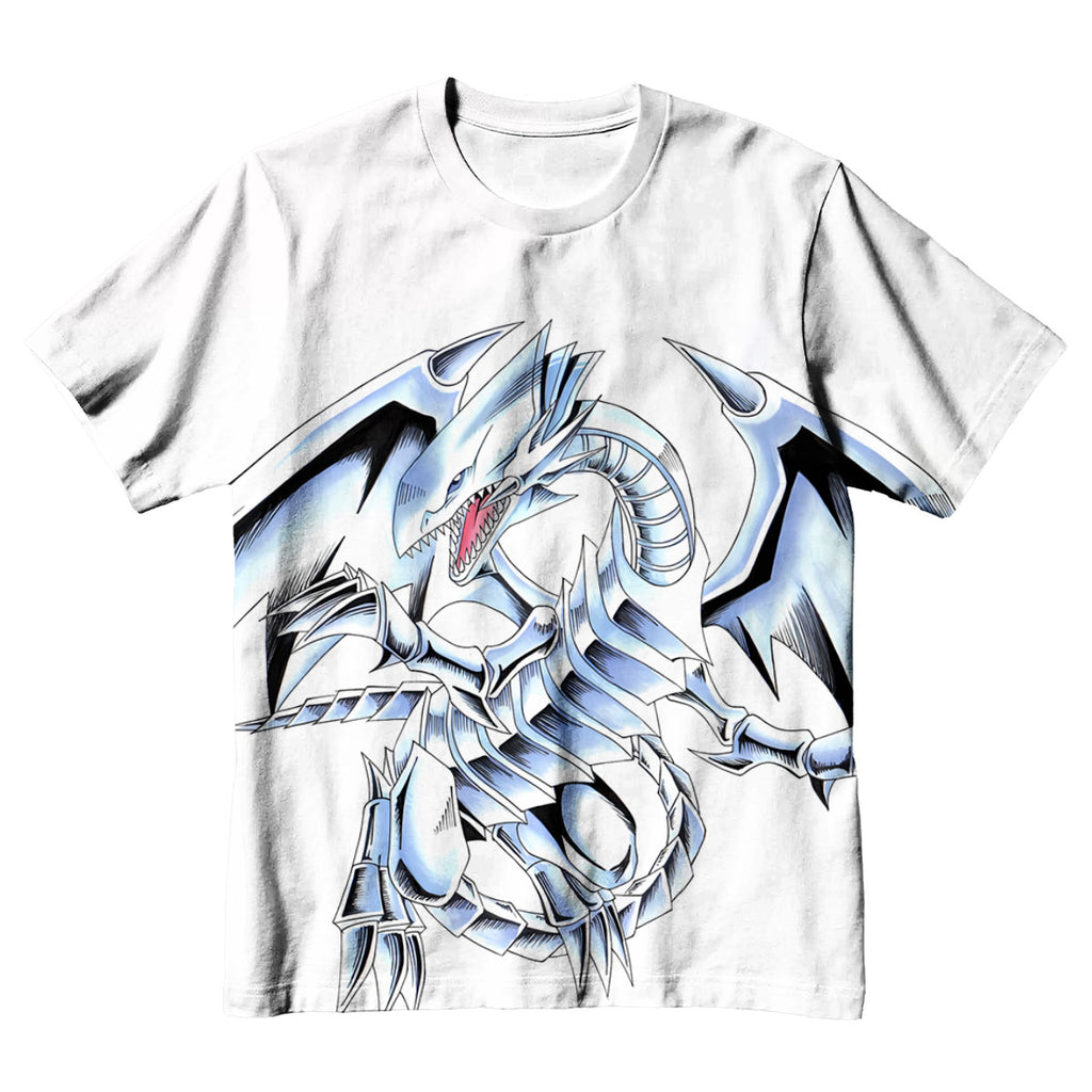 Yugioh Blueeyes White Dragon Blue White Battle Stance Anime Apparel