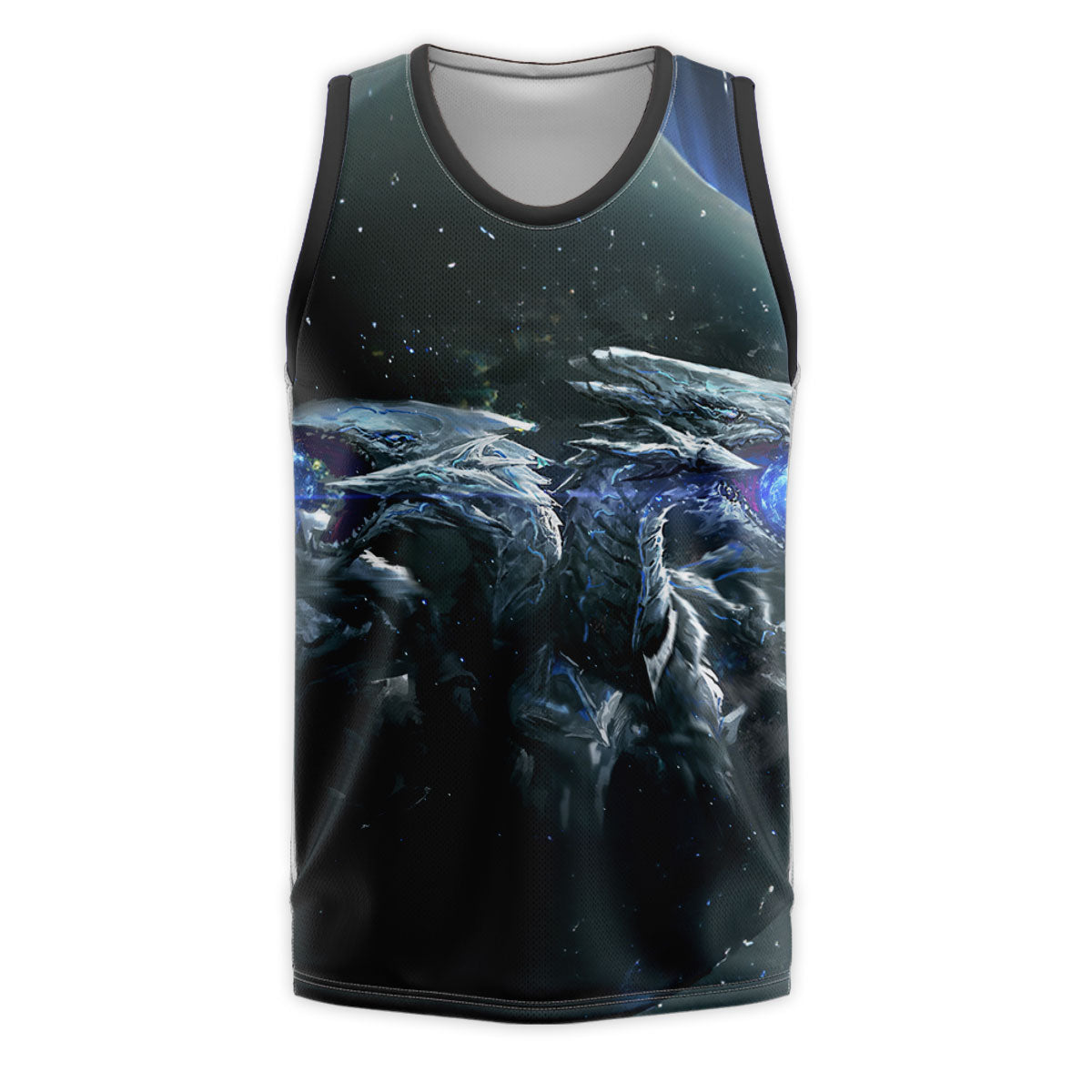 Yugioh Blueeyes White Dragon In Space Darkness Anime Apparel