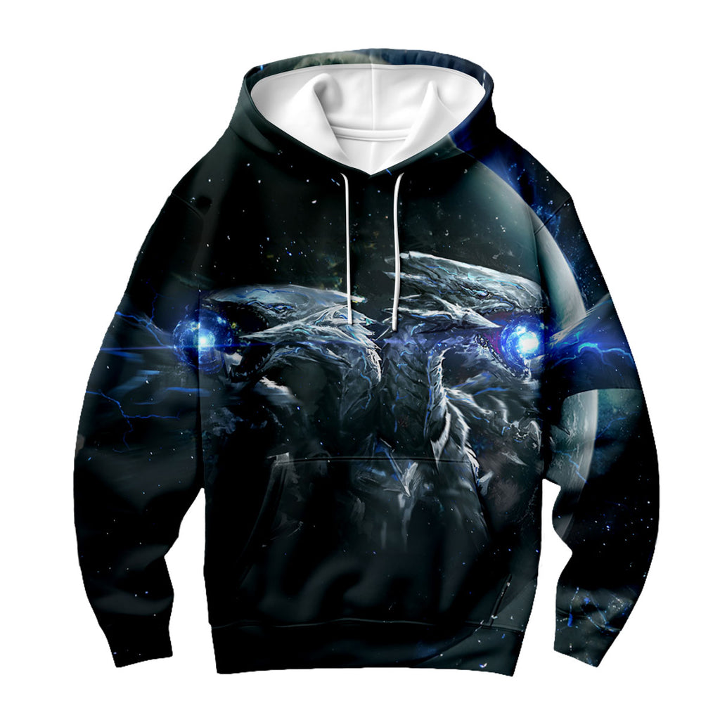 Yugioh Blueeyes White Dragon In Space Darkness Anime Apparel