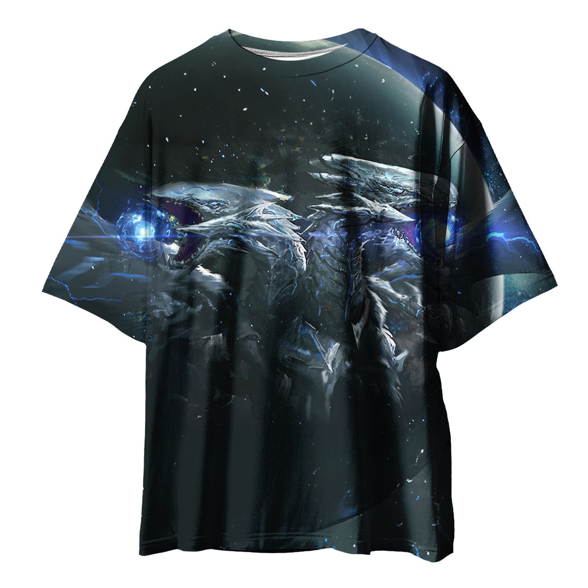Yugioh Blueeyes White Dragon In Space Darkness Anime Apparel