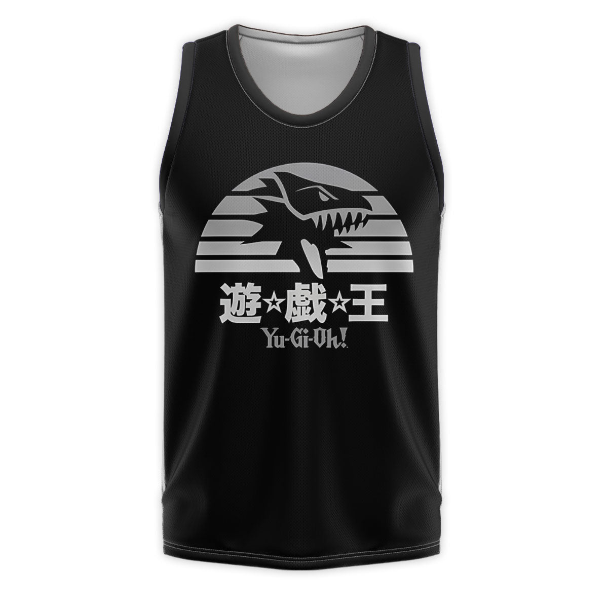 Yugioh Blueeyes White Dragon Monochrome Emblem Design Anime Apparel