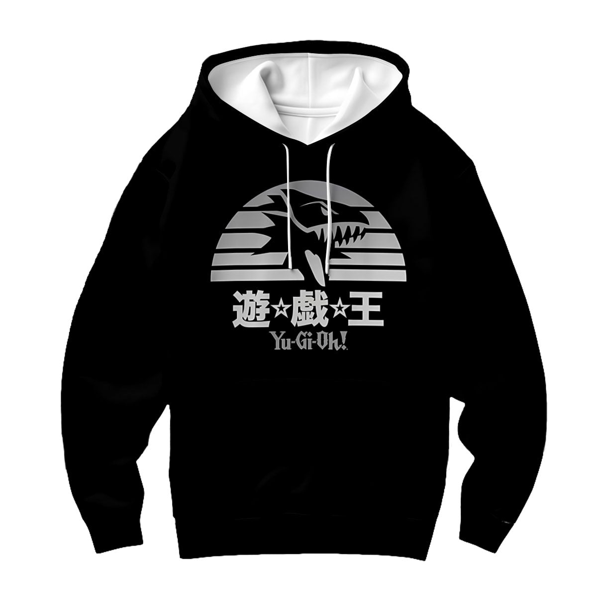Yugioh Blueeyes White Dragon Monochrome Emblem Design Anime Apparel