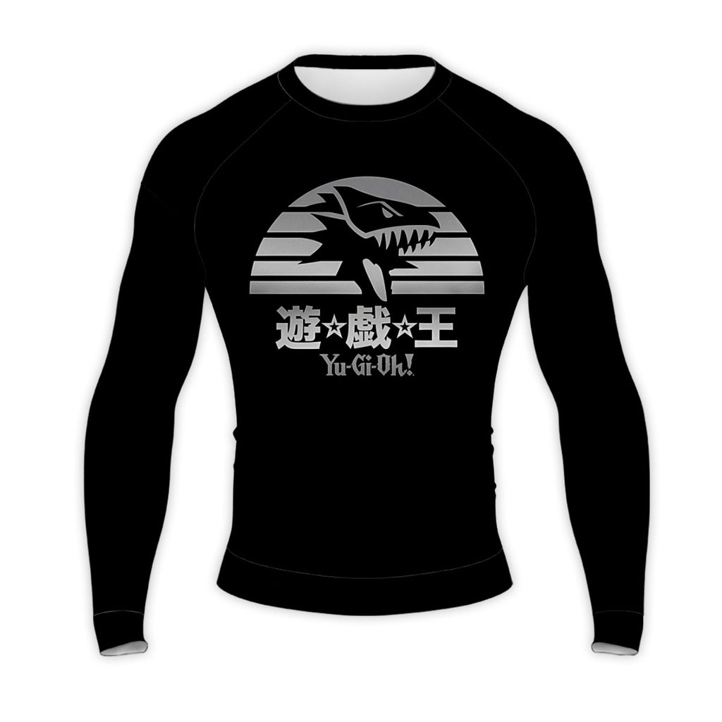 Yugioh Blueeyes White Dragon Monochrome Emblem Design Anime Apparel