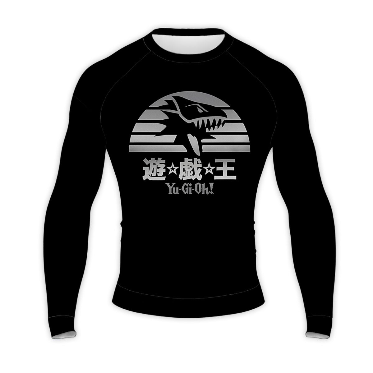 Yugioh Blueeyes White Dragon Monochrome Emblem Design Anime Apparel