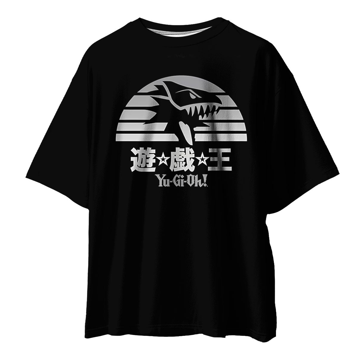 Yugioh Blueeyes White Dragon Monochrome Emblem Design Anime Apparel