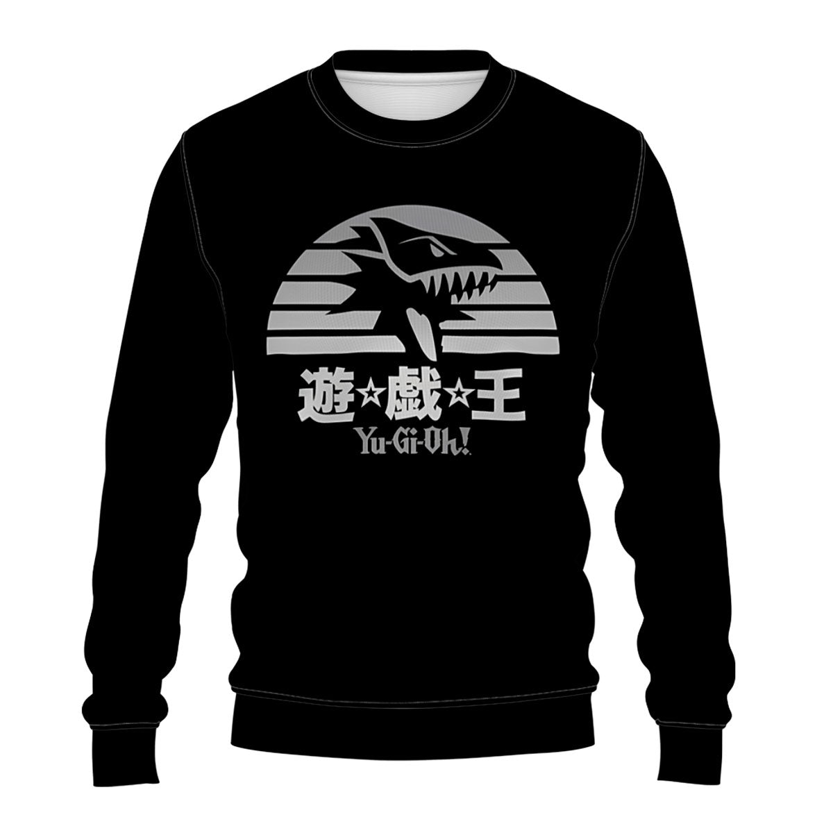 Yugioh Blueeyes White Dragon Monochrome Emblem Design Anime Apparel