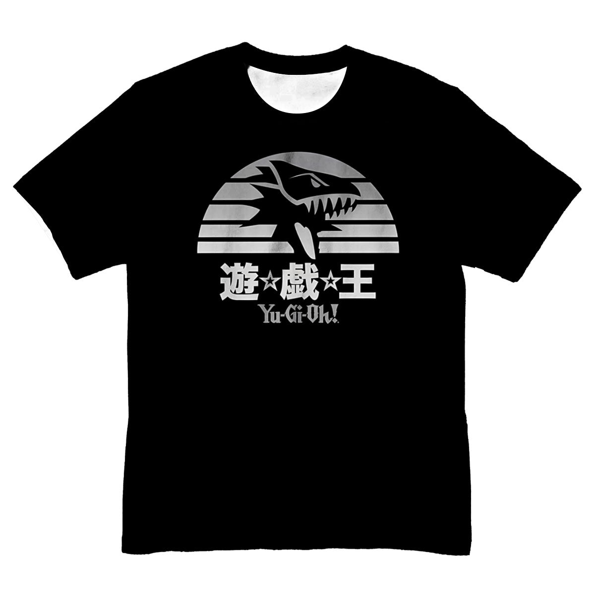 Yugioh Blueeyes White Dragon Monochrome Emblem Design Anime Apparel