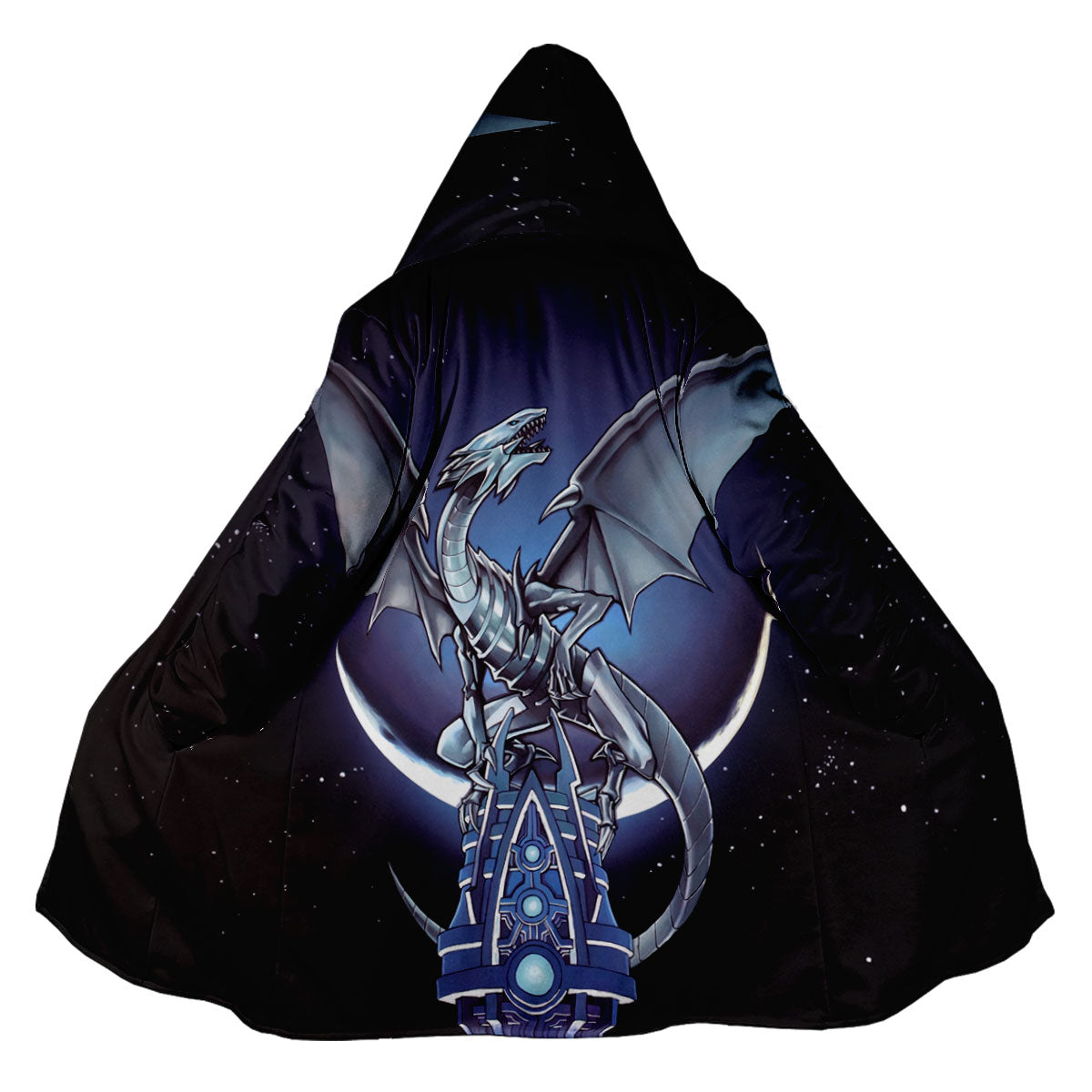 Yugioh Blueeyes White Dragon Standing On Starlit Structure Anime Apparel