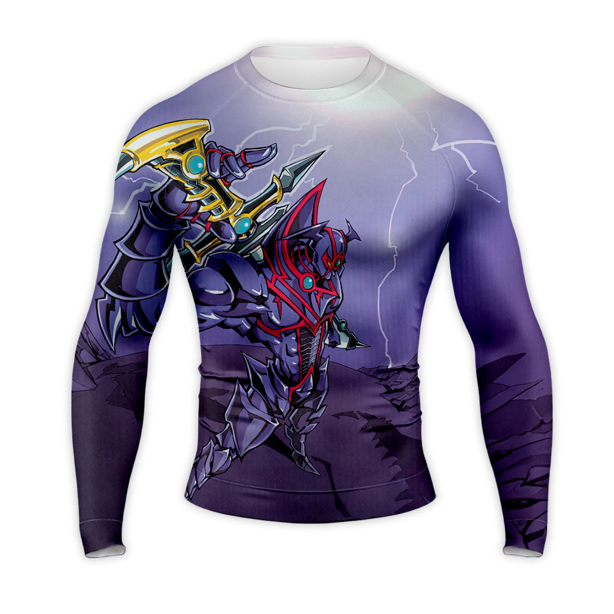 Yugioh Buster Blader Unsheathing Sword In Battle Anime Apparel