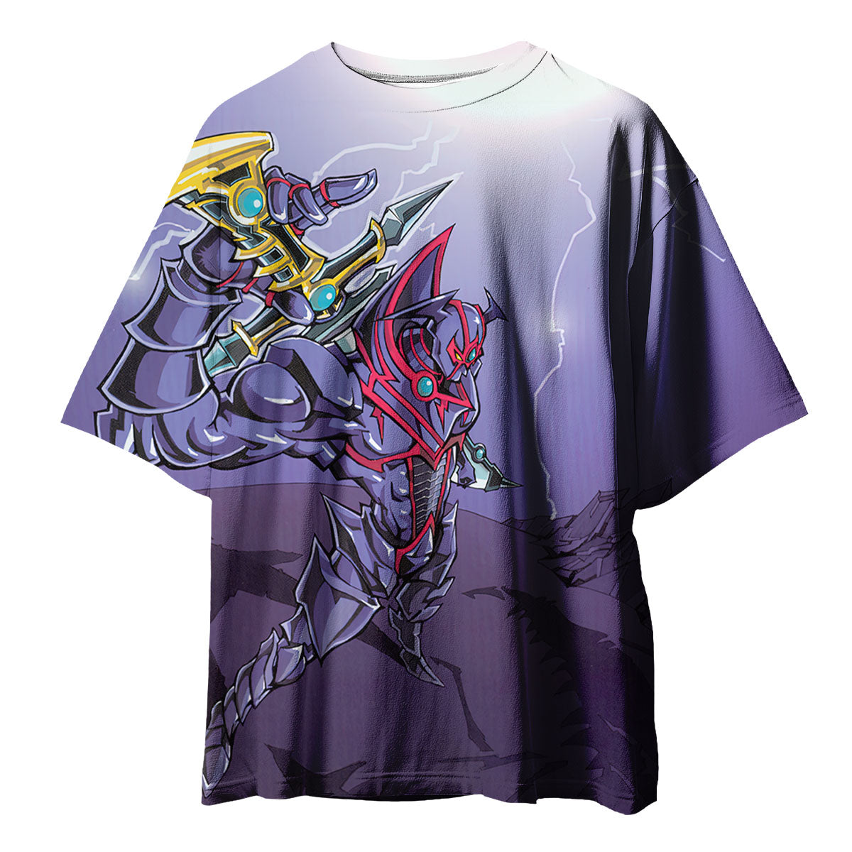 Yugioh Buster Blader Unsheathing Sword In Battle Anime Apparel
