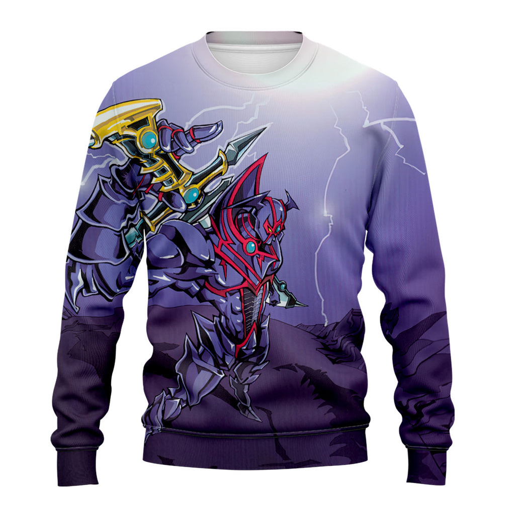 Yugioh Buster Blader Unsheathing Sword In Battle Anime Apparel