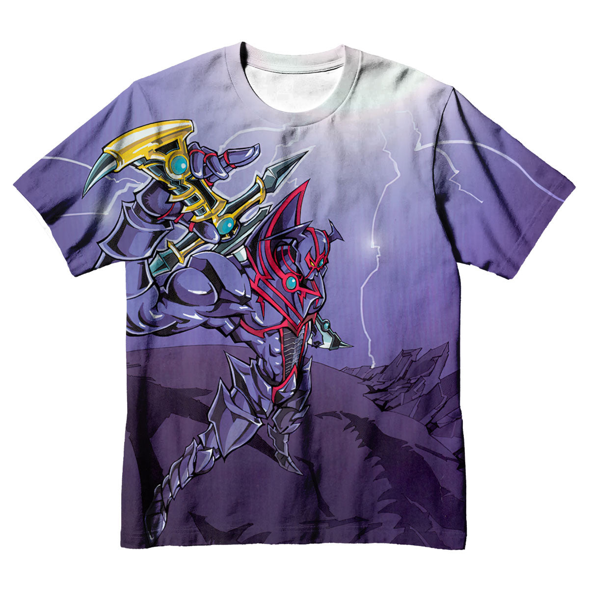 Yugioh Buster Blader Unsheathing Sword In Battle Anime Apparel